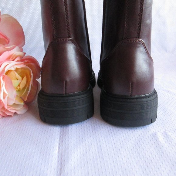 SO REINDEER BROWN COMBAT BOOTS SIZE 7 - Picture 2 of 14